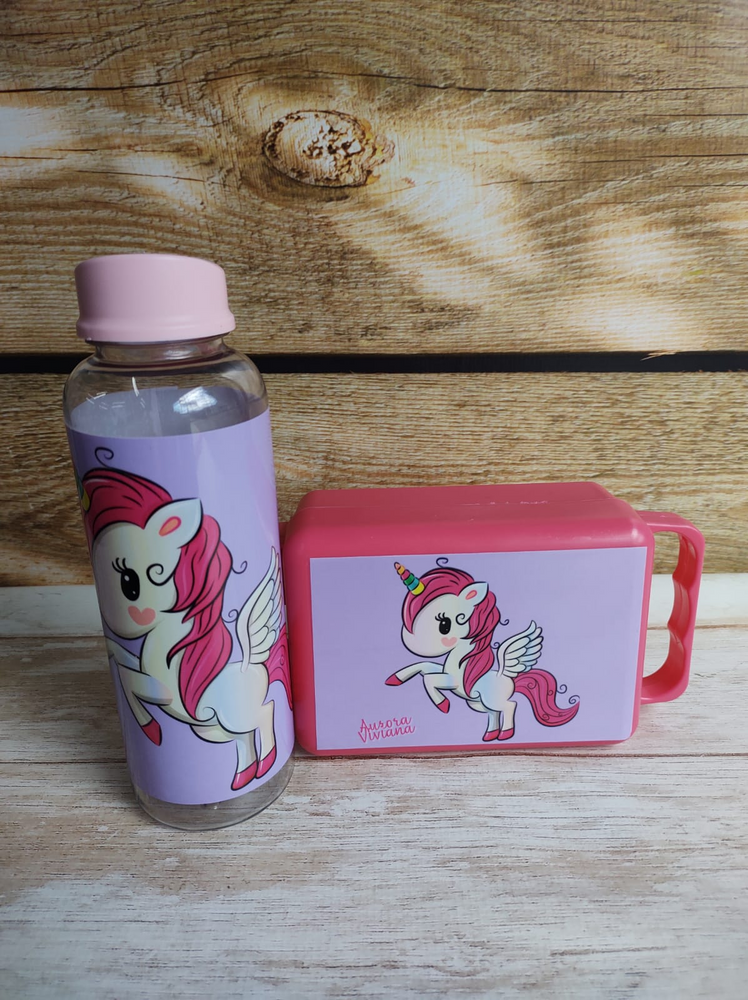 Set valija personalizada + Botella 750cc.Tapa rosca Personalizados - IDEARTE