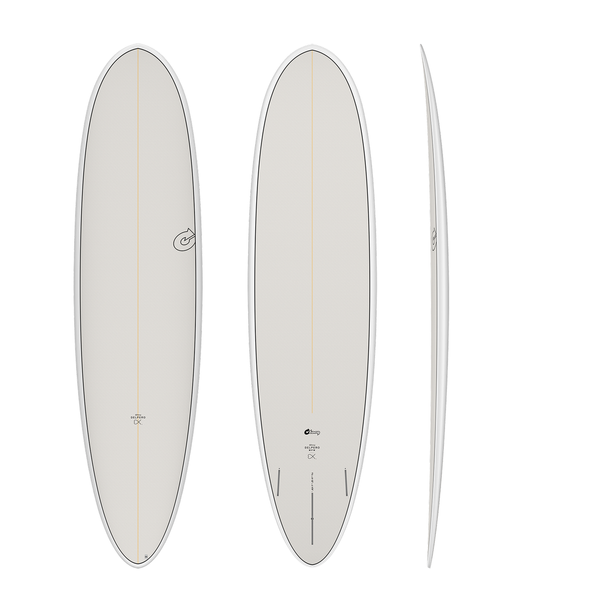 Tabla de surf TORQ Delpero Mid Pro Wide 7'2 Cream