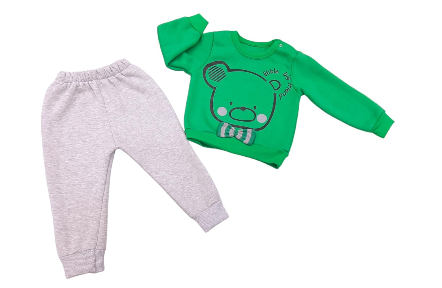 CONJUNTO FRISA CON ESTAMPA Y APLIQUE *BIBIS* - CARRUSEL MAYORISTA