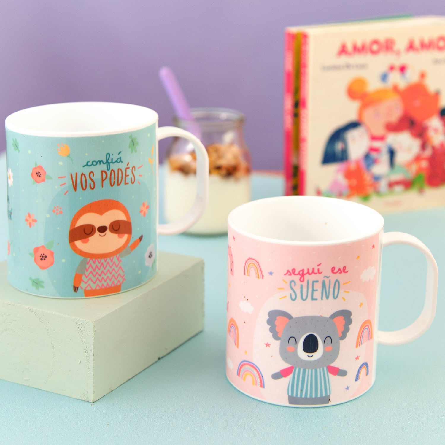 TAZAS INFANTILES DE MELAMINA APA LA PAPA SIPI SHOP MAYORISTA