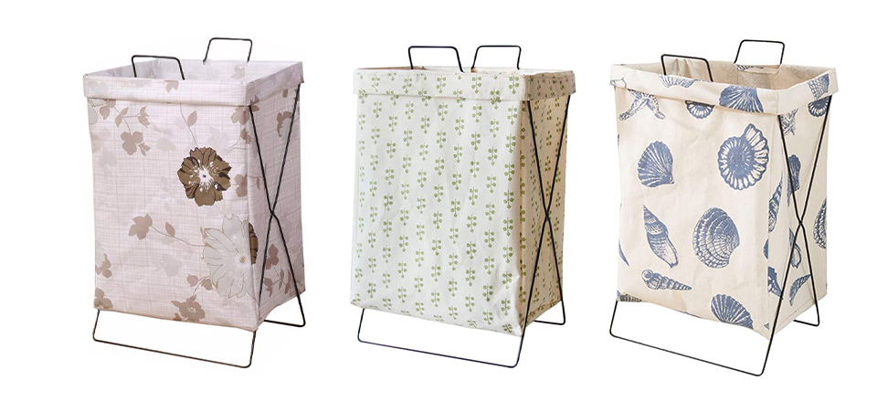 CESTO PARA ROPA PLEGABLE CON PIE - Mercado de Diseño