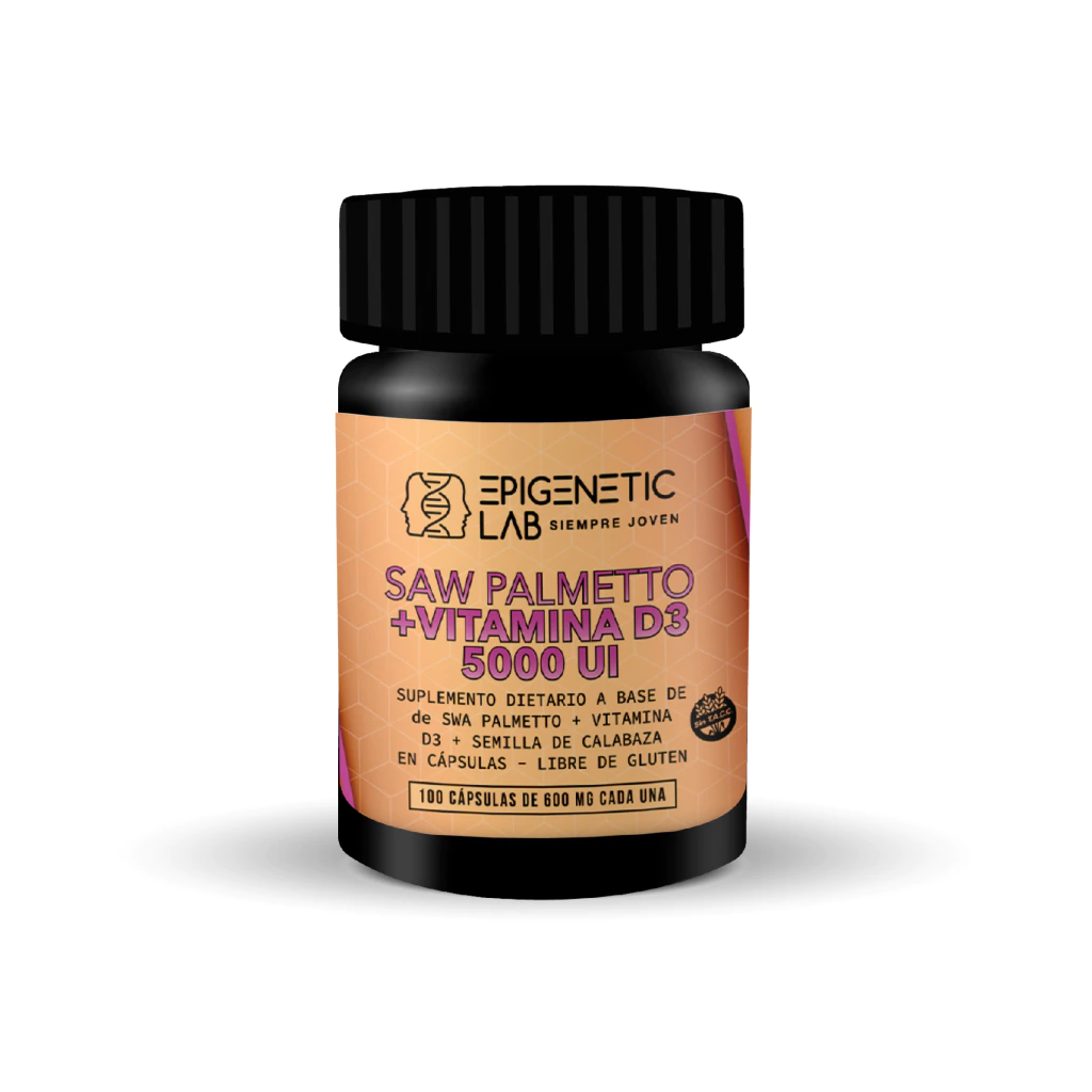 SAW PALMETO + D3 x 100 CAPSULAS DE 600 MG SIN TACC