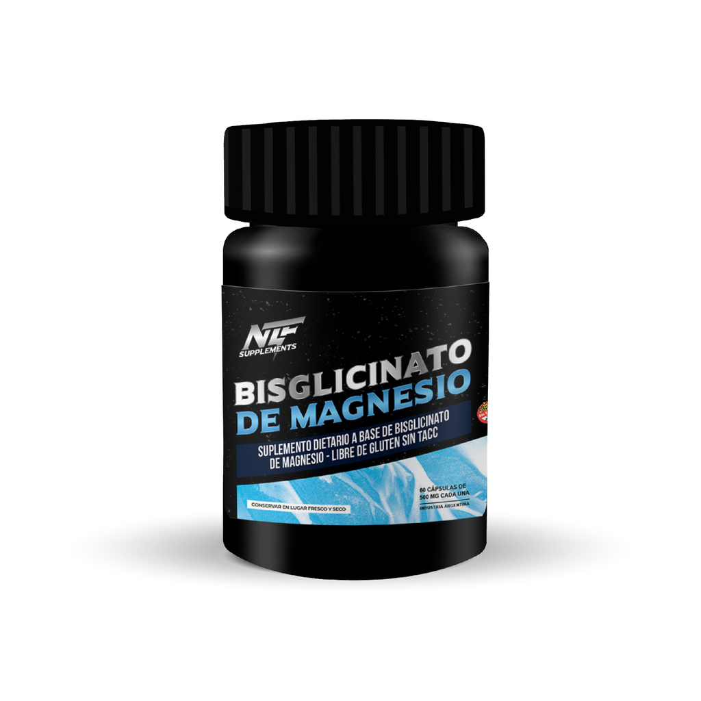 BISGLICINATO DE MAGNESIO X 60 CÁPSULAS DE 500 MG SIN TACC
