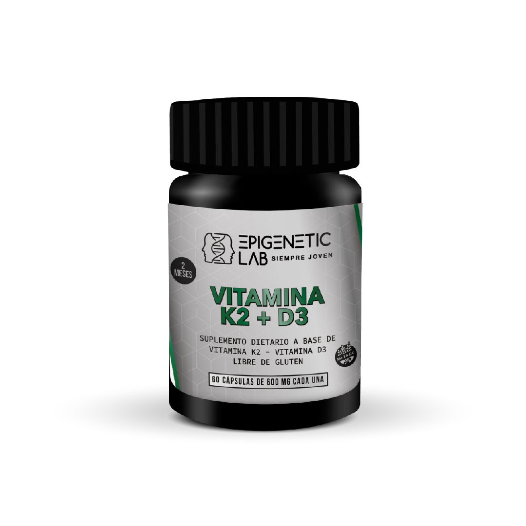 VITAMINA D3+ K2 X 100 CAPSULAS DE 600 MG SIN TACC