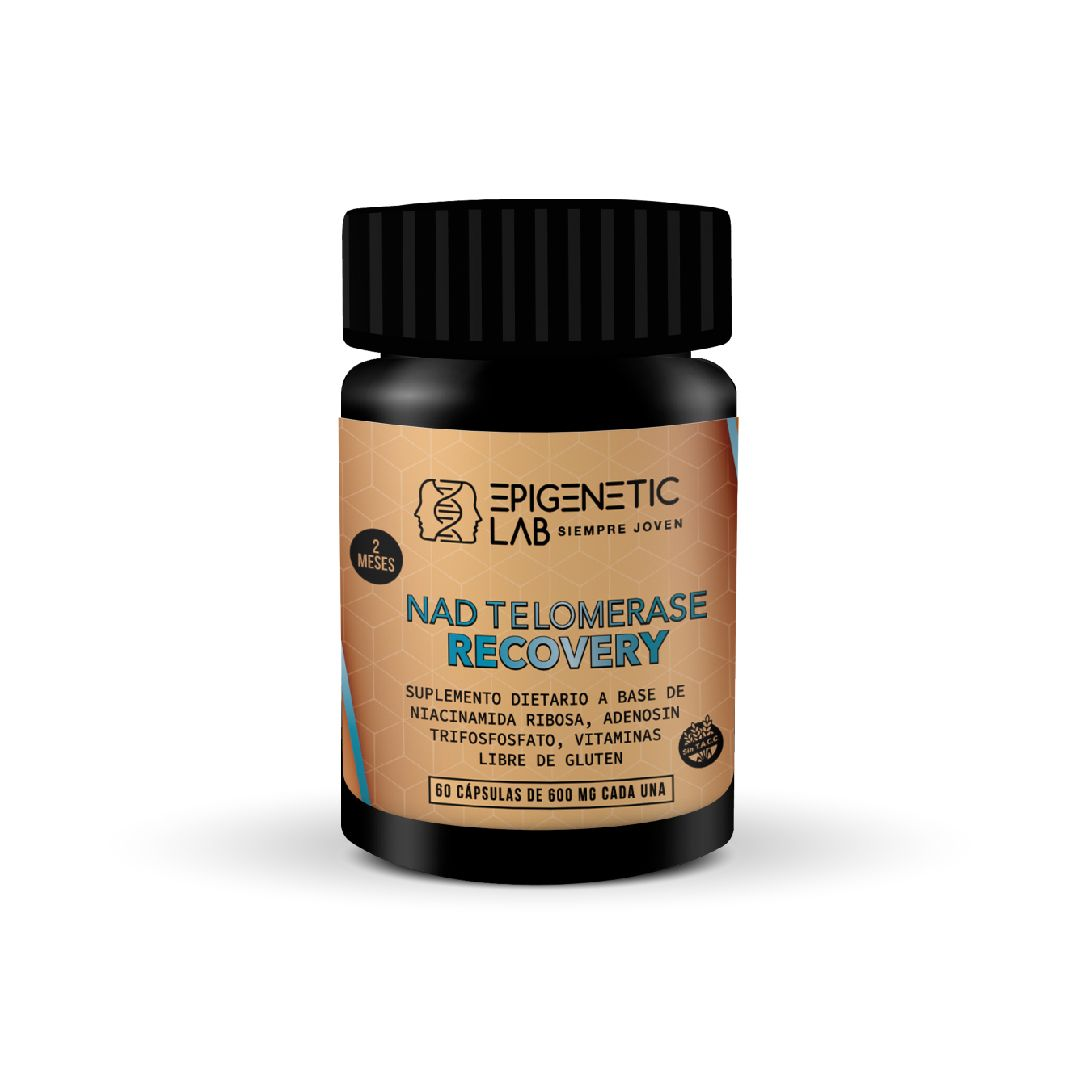 NAD RECOVERY TELOMERASE RECOVERY X 60 CAPSULAS DE 600 MG SIN TACC