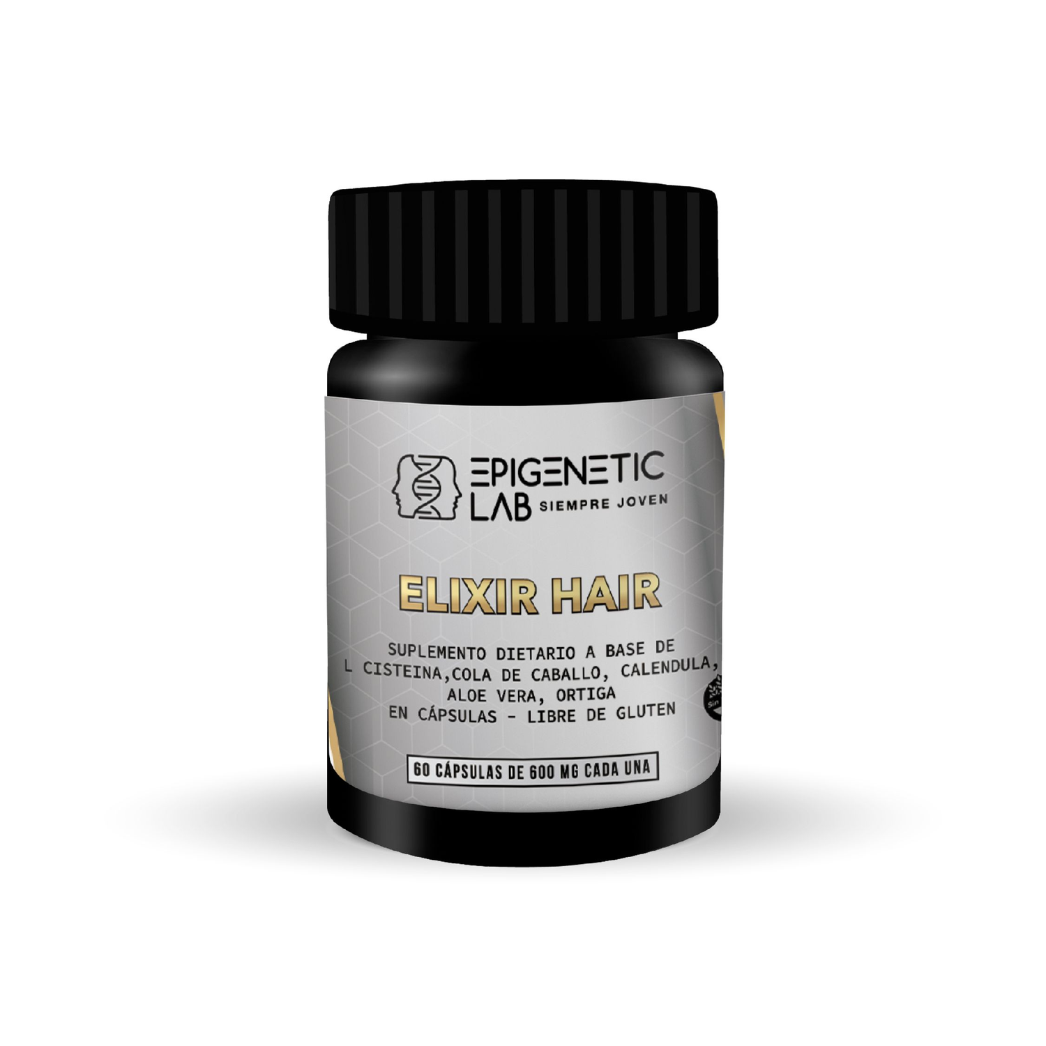 ELIXIR HAIR X 60 CAPSULAS DE 600 MG SIN TACC