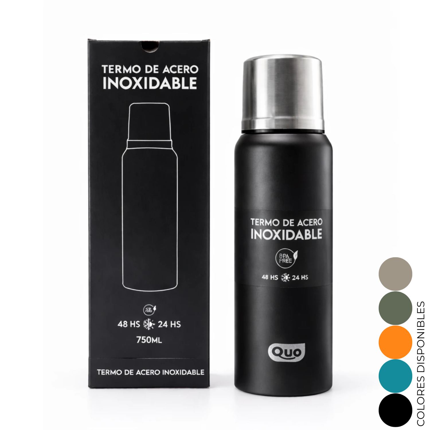 TERMO CAMPING 750ML SIN MANIJA