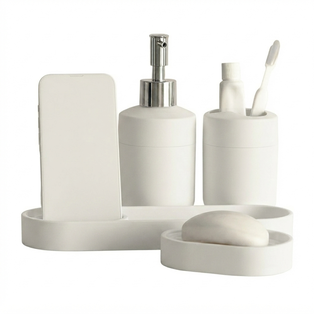 SET DE BAÑO 4 PIEZAS B&N