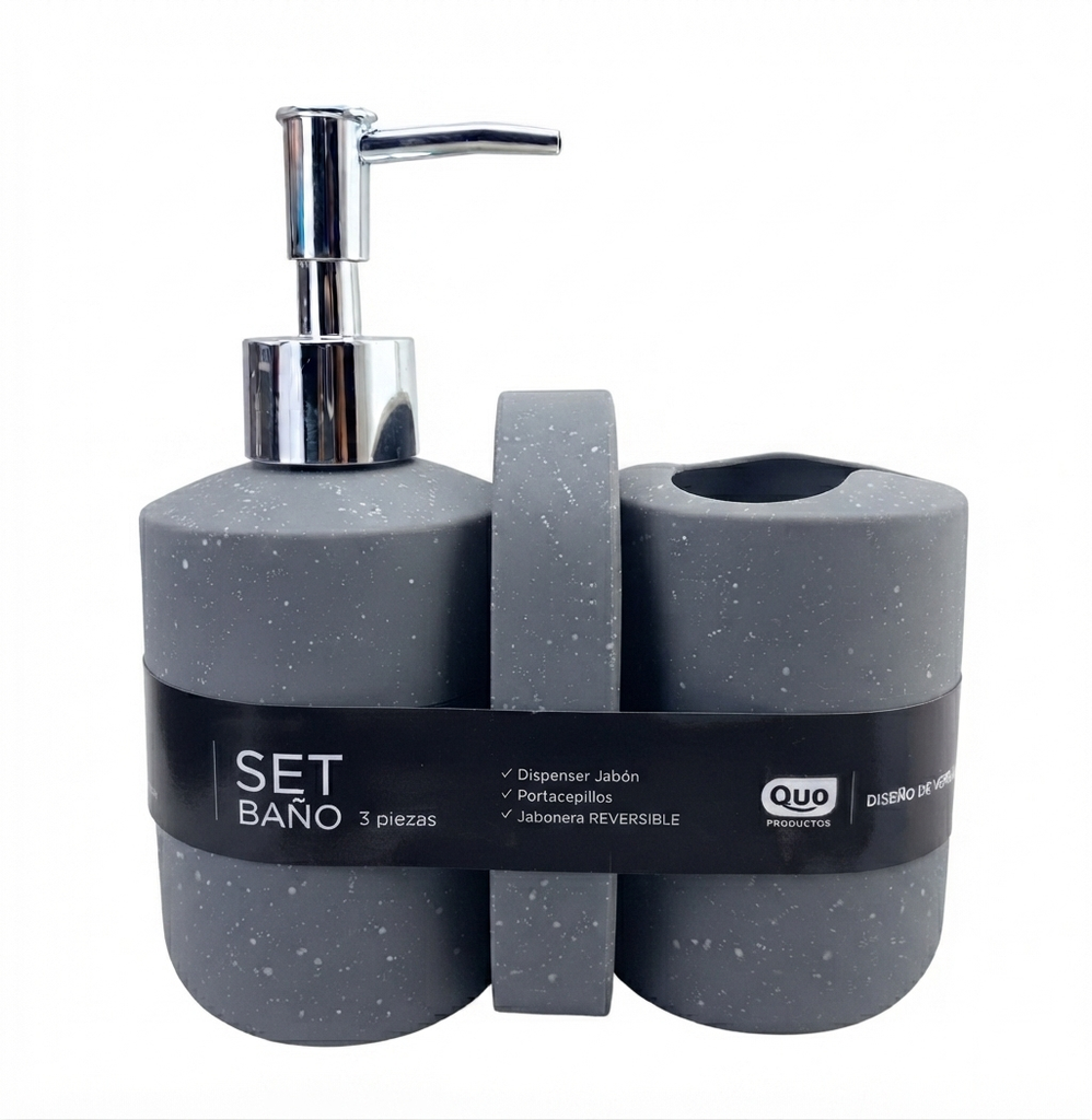 TRÍO DE BAÑO STONE