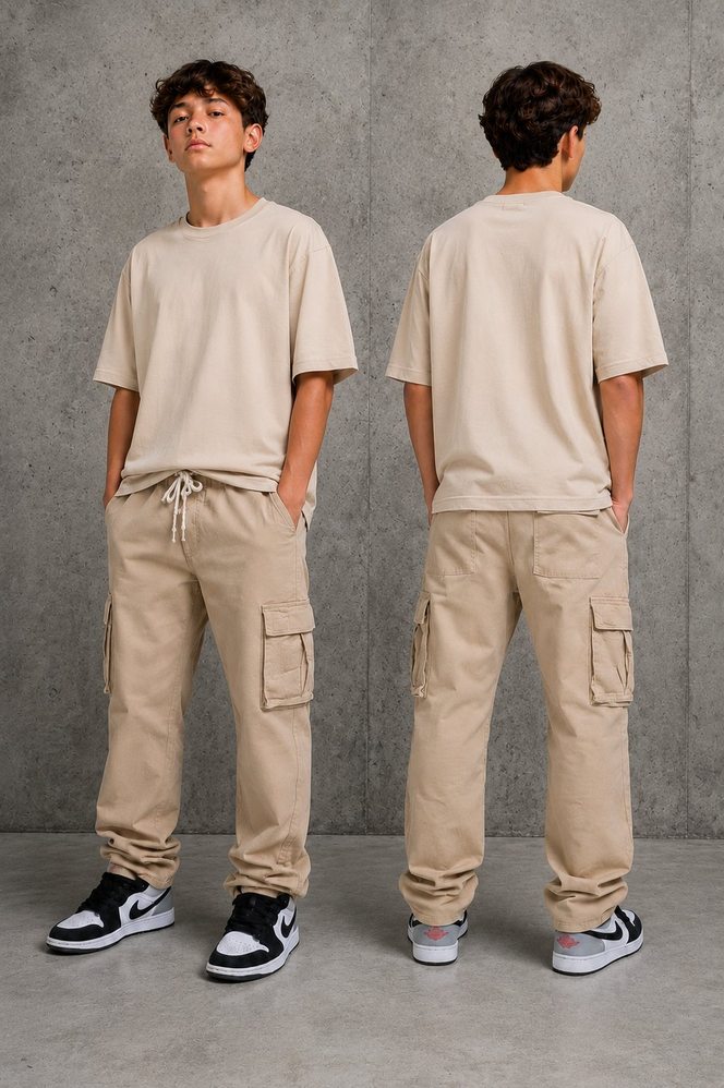 JOGGER GABARDINA CARGO