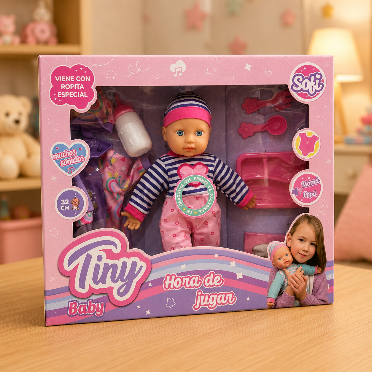 Bebote Tiny Baby Hora de Jugar