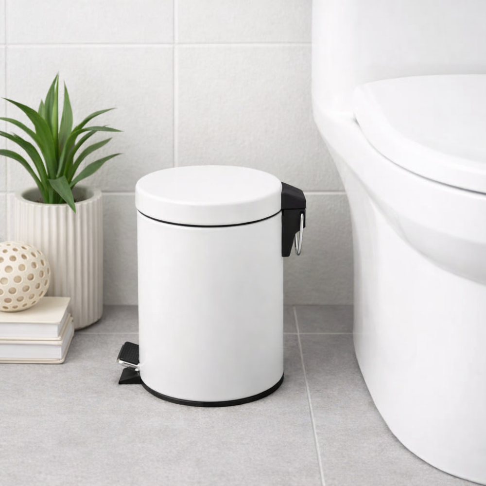 CESTO DE BASURA BLANCO 3 LITROS