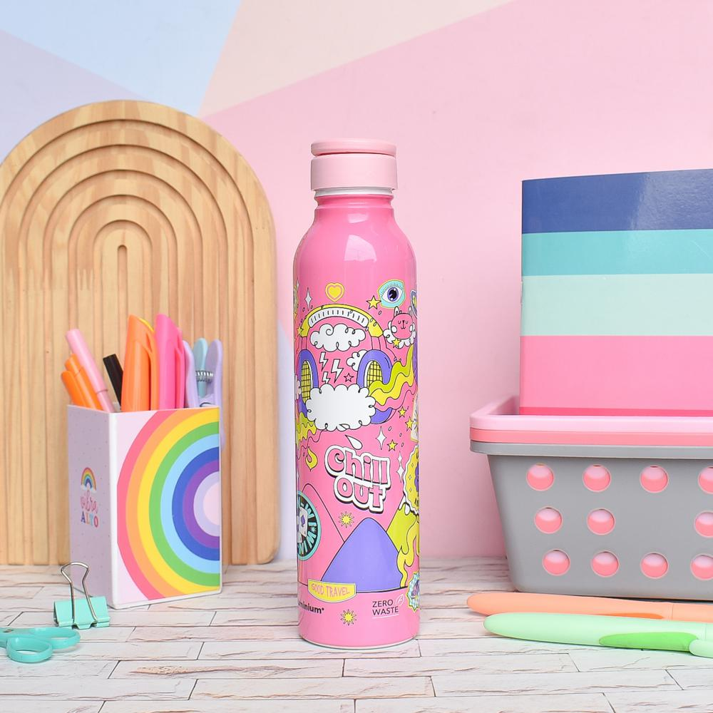 BOTELLA ALUMINIO ESTAMPADA