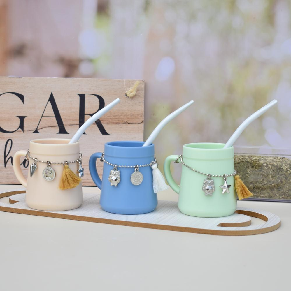 MATE VINTAGE DIJES CON BOMBILLA