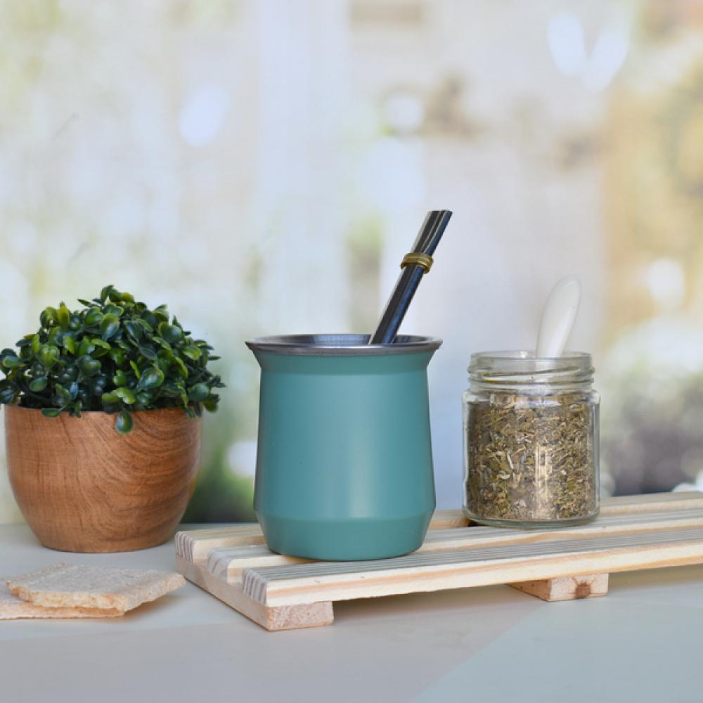 MATE DE ACERO GRANEL SIN BOMBILLA