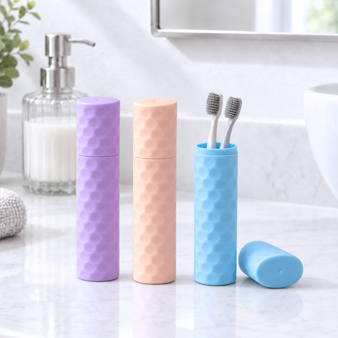 Porta cepillos de dientes ovalado fino