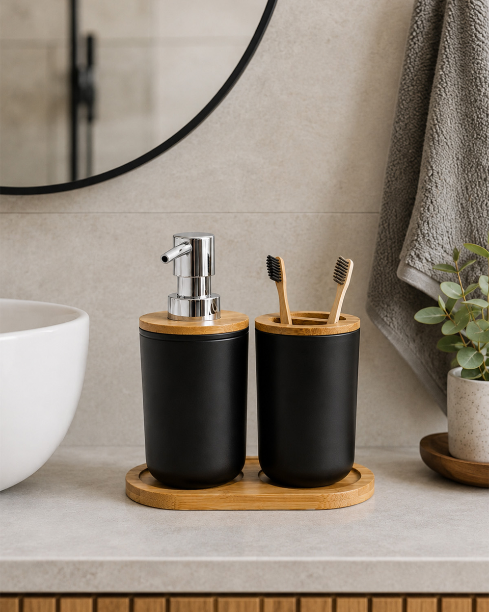 Set de Baño Epuyén Negro