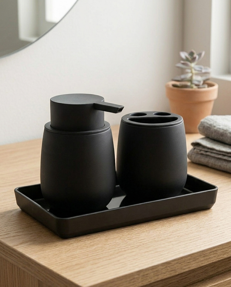 Set de Baño Tolhuin Negro