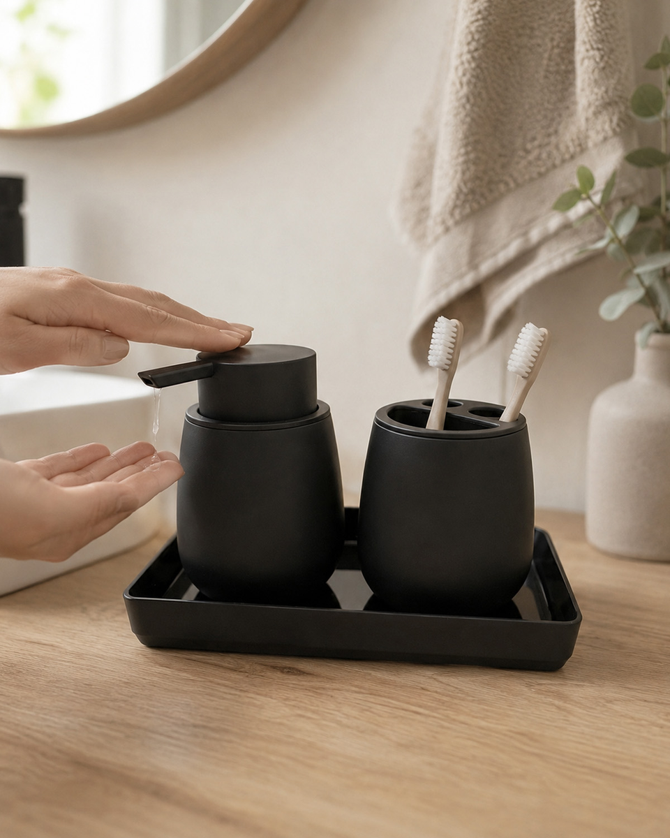 Set de Baño Tolhuin Negro