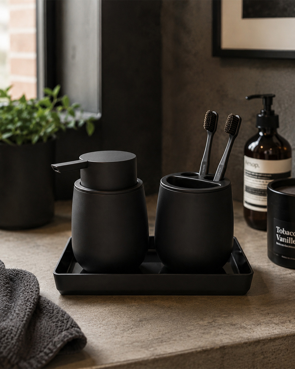 Set de Baño Tolhuin Negro
