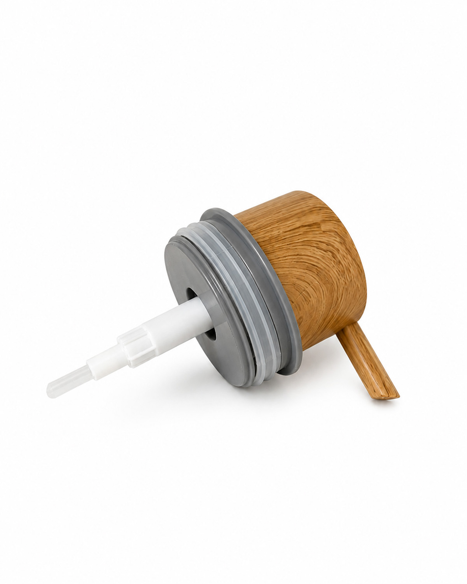 Set de Baño Tolhuin Gris y símil Madera