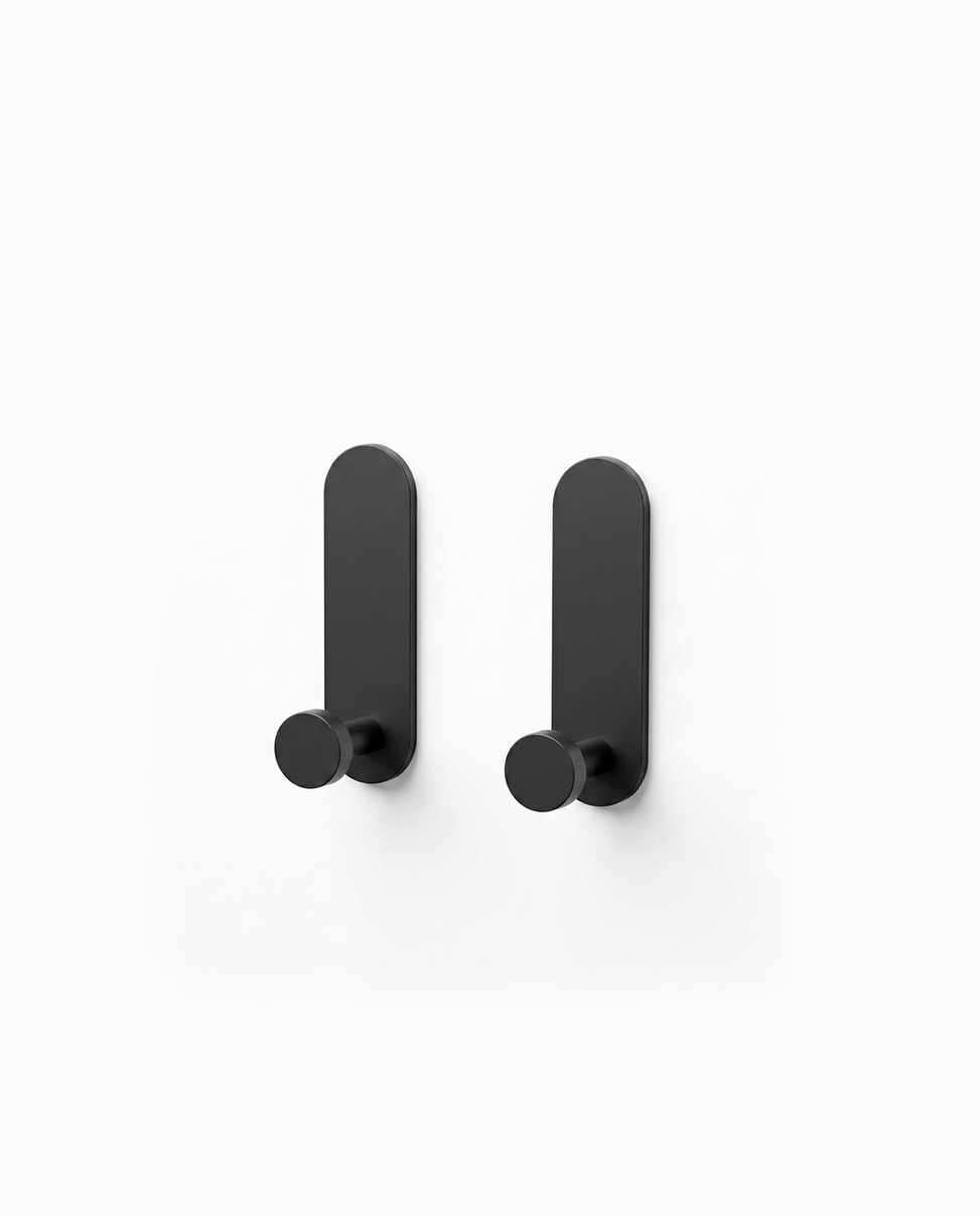 Set x 2 Percheros Ganchos Otaw Negro