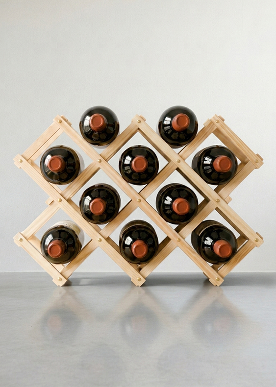 Vinoteca Plegable 10 botellas