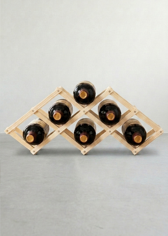 Vinoteca Plegable 6 Botellas