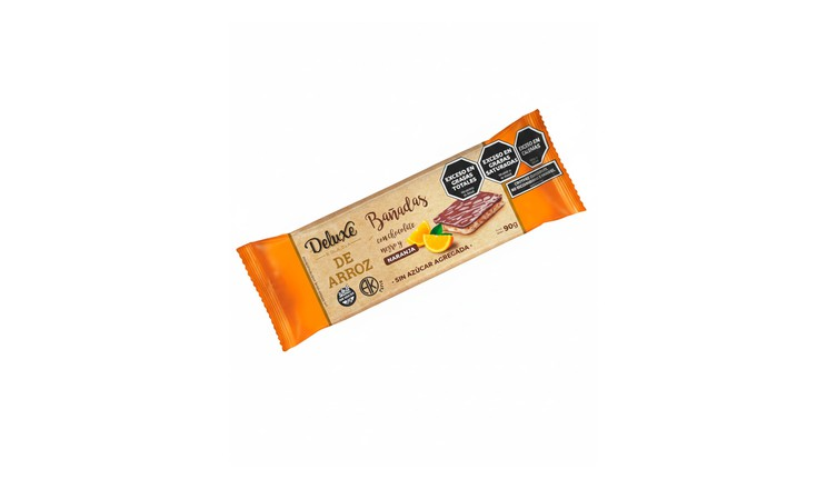 GALL ARROZ BAÑADAS CHOCO Y NARANJA X 90G - DELUXE