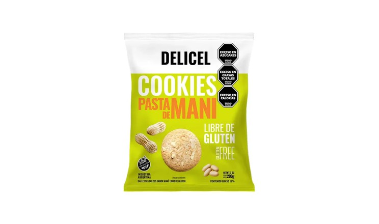 COOKIES PASTA DE MANI X 200G - DELICEL