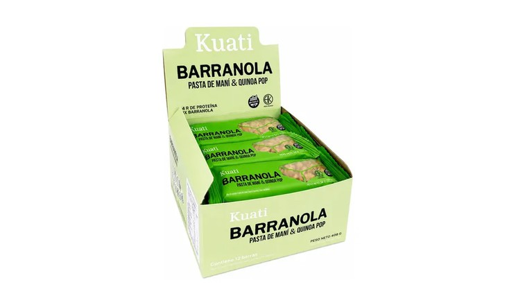 BARRANOLA PASTA DE MANI Y QUINOA POP X 34G - KUATI