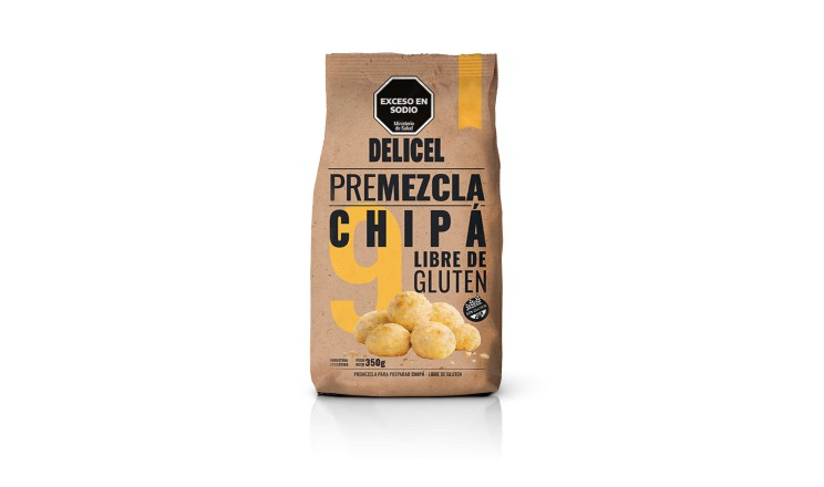 PREMEZCLA CHIPA LIBRE DE GLUTEN X 350G - DELICEL