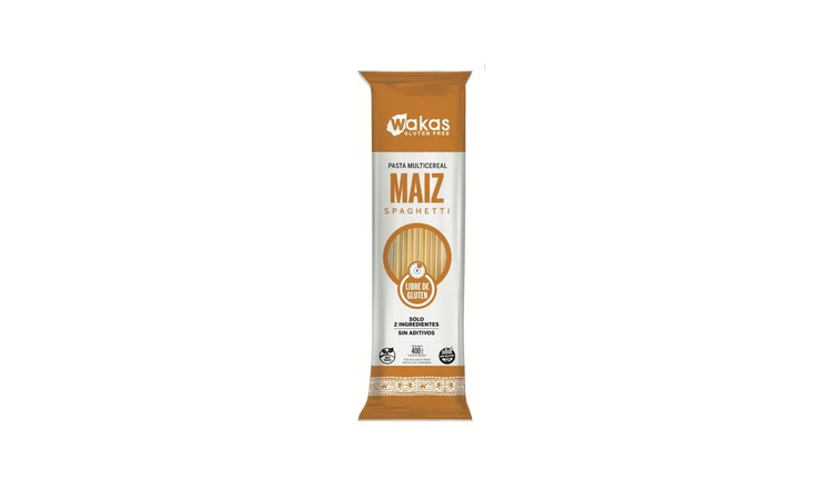 SPAGHETTI MULTICEREAL CON MAIZ X 400G - WAKAS