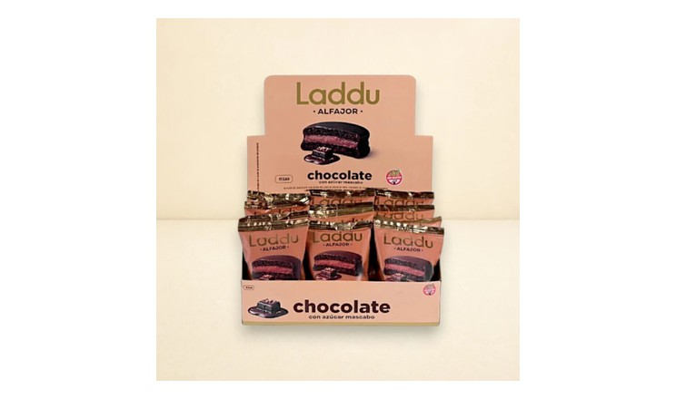 ALFAJOR LADDU CHOCOLATE X 60G - LADDUBAR
