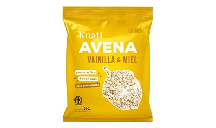 AVENA CON VAINILLA Y MIEL X 300G - KUATI
