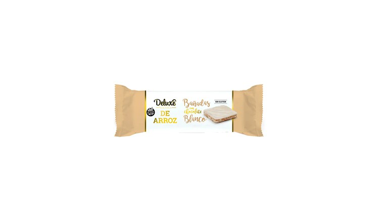 GALLETAS DE ARROZ CHOCOLATE BLANCO X 115G- DELUXE