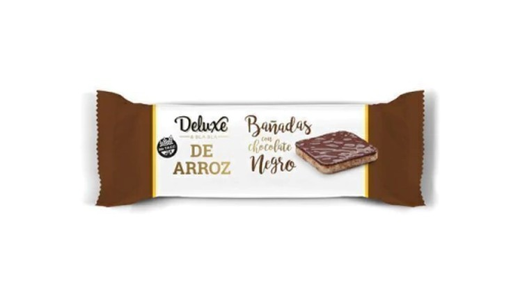 GALLETAS DE ARROZ CHOCOLATE NEGRO X 108G - DELUXE