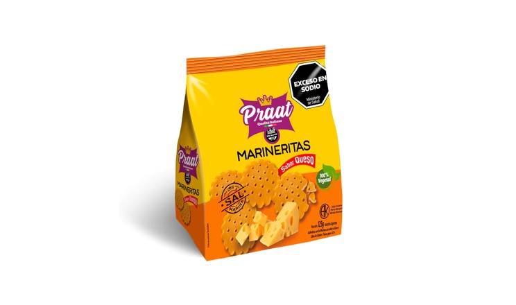 MARINERITAS SAL MARINA SABOR QUESO X 125G - PRAAT