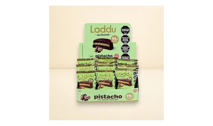 ALFAJOR LADDU PISTACHO X 60G - LADDUBAR