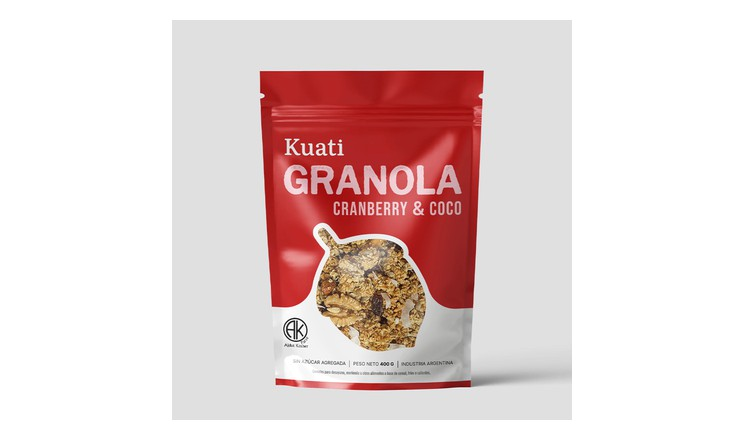 GRANOLA CRANBERRY Y COCO X 400G - KUATI