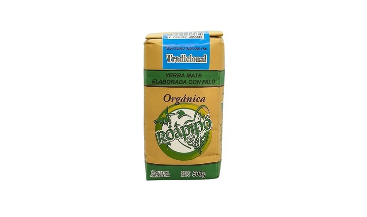 YERBA MATE ORGANICA TRADICIONAL X 500G - ROAPIPO