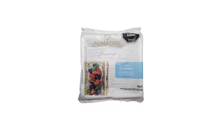 THINS SESAMO Y SAL MARINA X 200G - ALMADRE