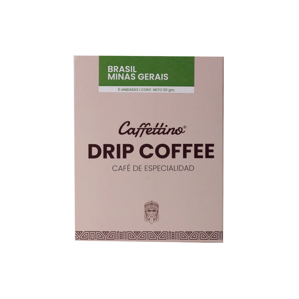 CAFE DRIP BRASIL 5U X 10G - CAFFETTINO