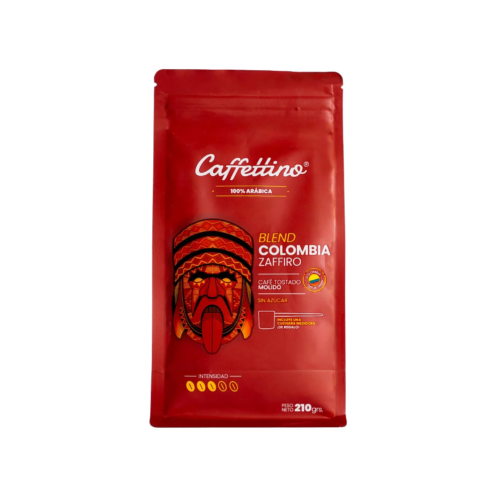 CAFE MOLIDO P/ FILTRO COLOMBIA X 210G - CAFFETTINO