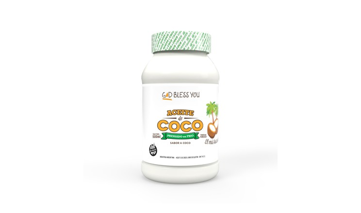 ACEITE DE COCO VIRGEN X 500ML - GOD BLESS YOU