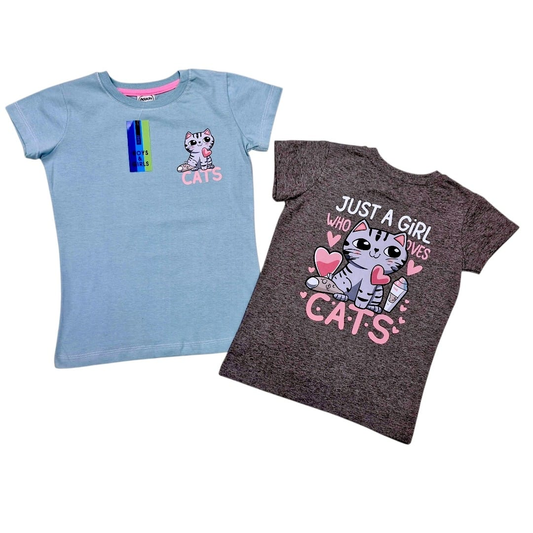 Remera Doble Estampa Cat, vista 2