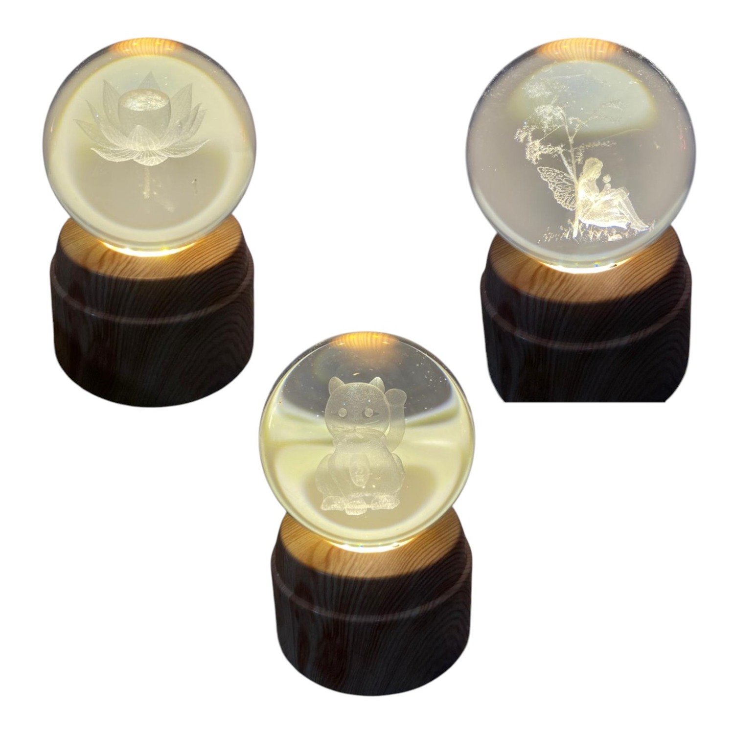 LAMPARAS LED CRISTAL