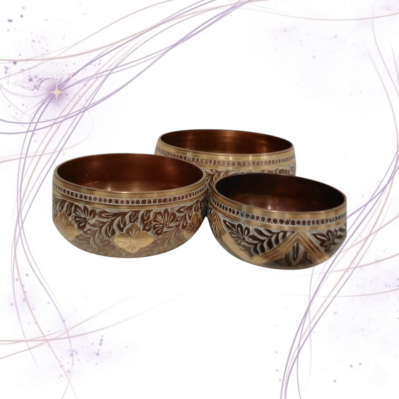 CUENCOS 7 METALES SONIDO Nº2