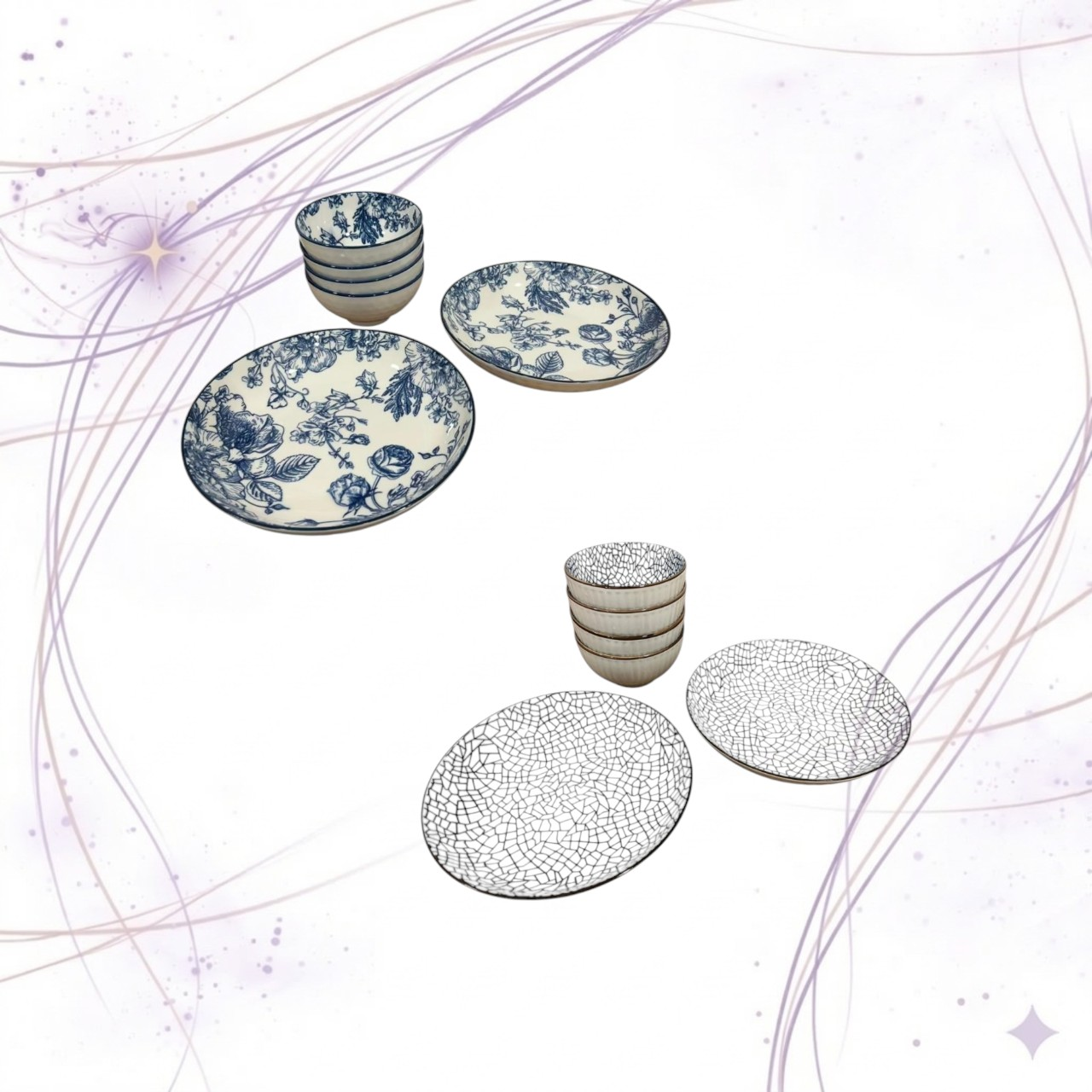 SET BOWLS CON PLATOS