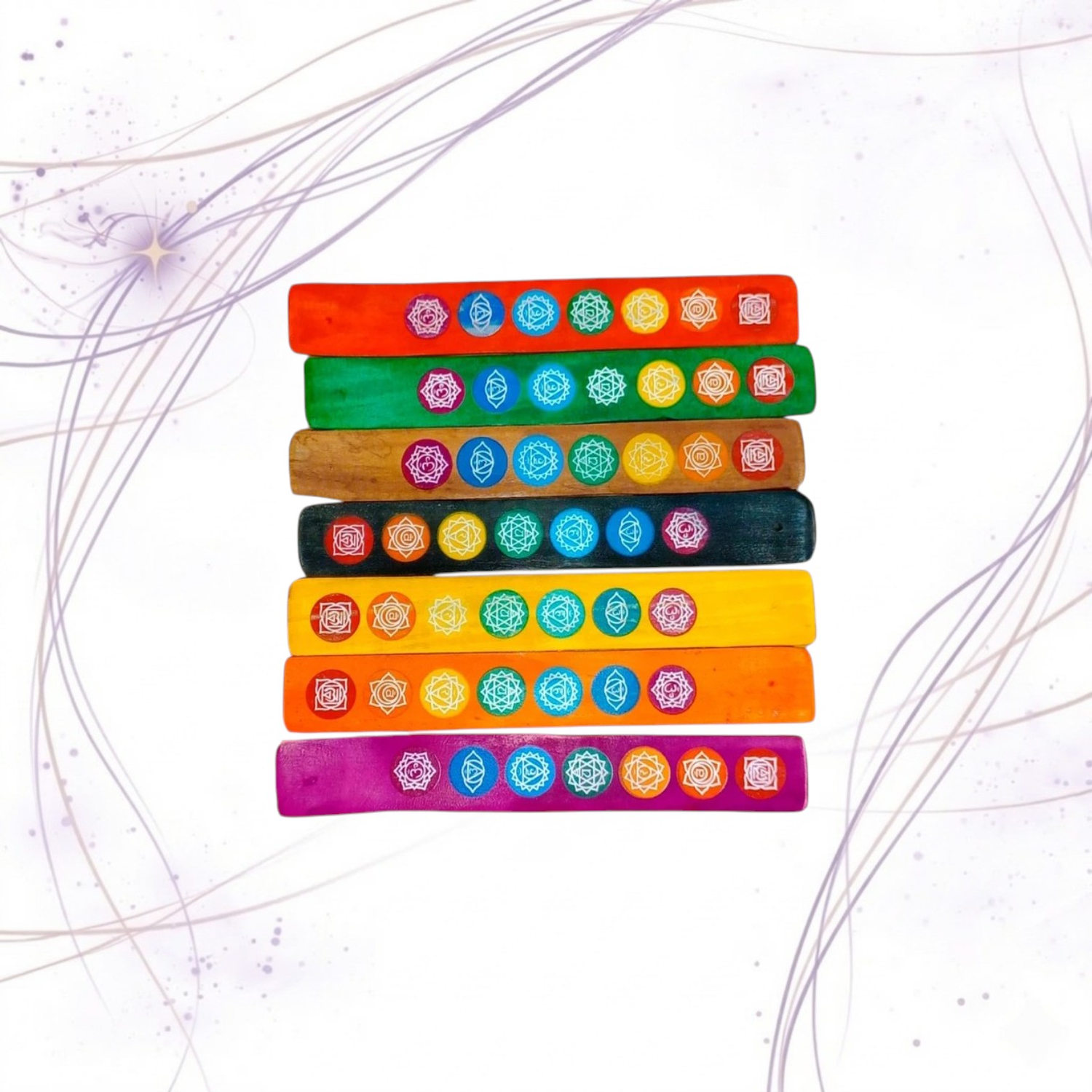 PORTA SAH. MADERA 7 CHAKRAS